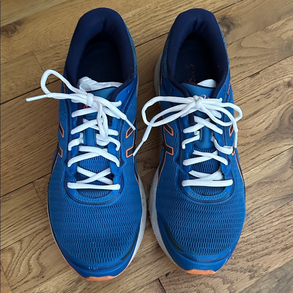 ASICS Dynaflyte Men's Blue and Orange Running Shoes size 11 US - Picture 3 of 6